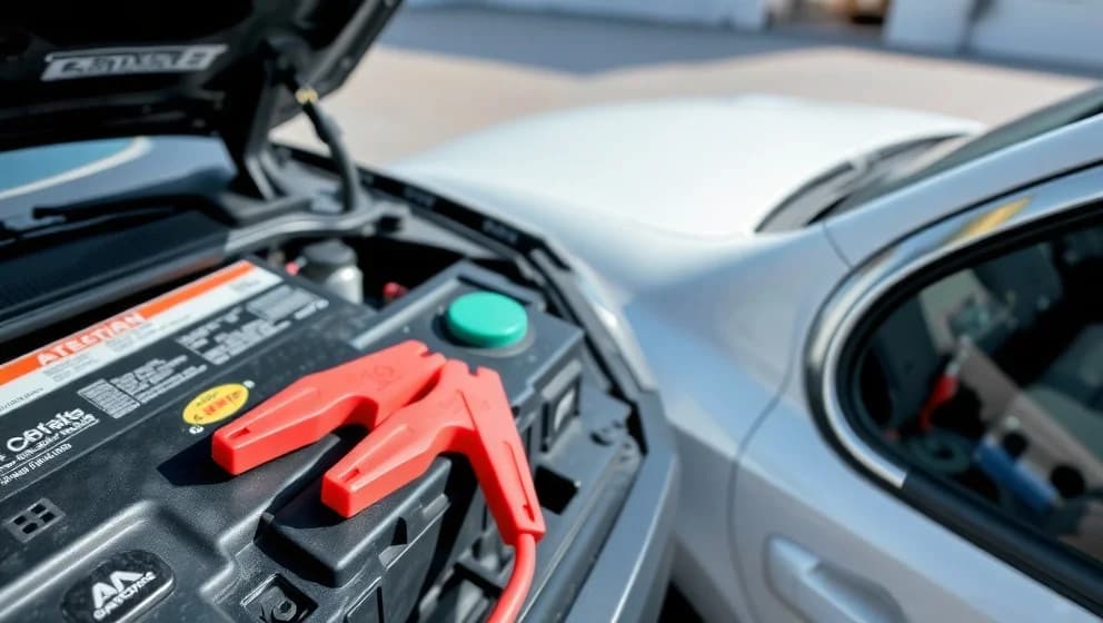Så startar du bilen säkert med startkablar steg för steg